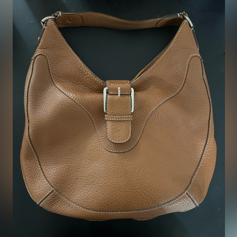 Michael Kors Tan Leather Hobo Bag